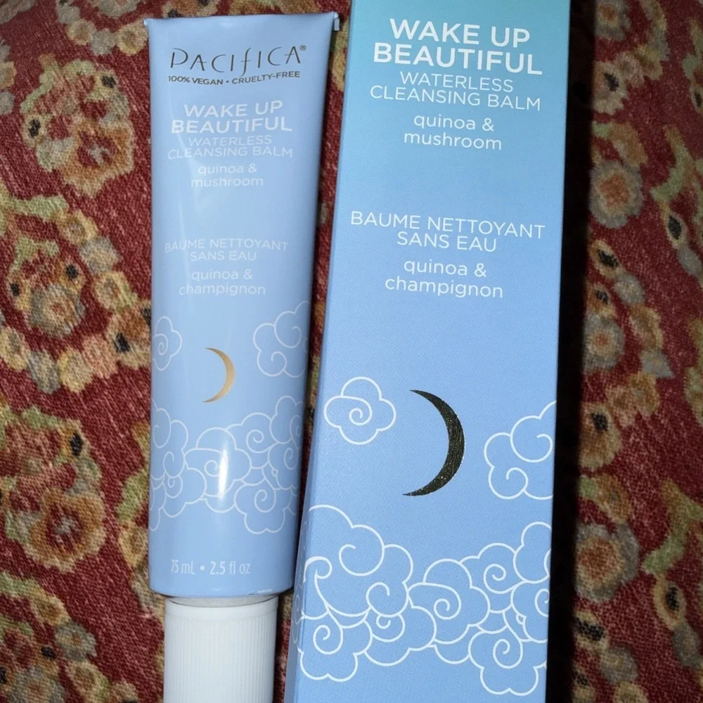 Pacifica Wake Up‎ Beautiful Quinoa & Mushroom Waterless Cleansing Balm 2.5 oz